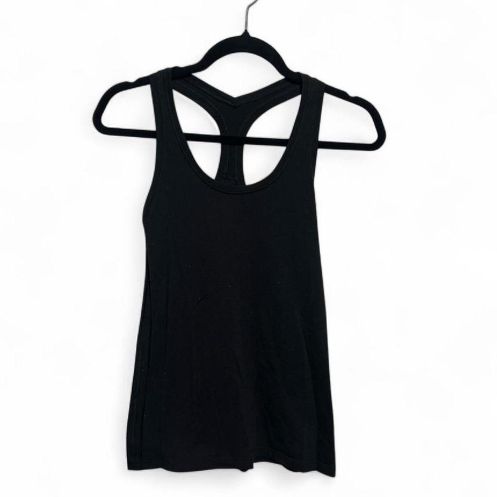 Lululemon black racerback workout tank top - S